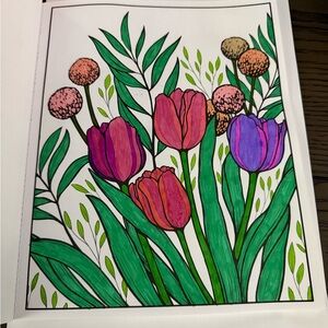 Colorful Floral Art Print